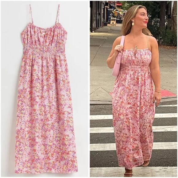 H&M Floral Cotton Dress New - Picture 1 of 6